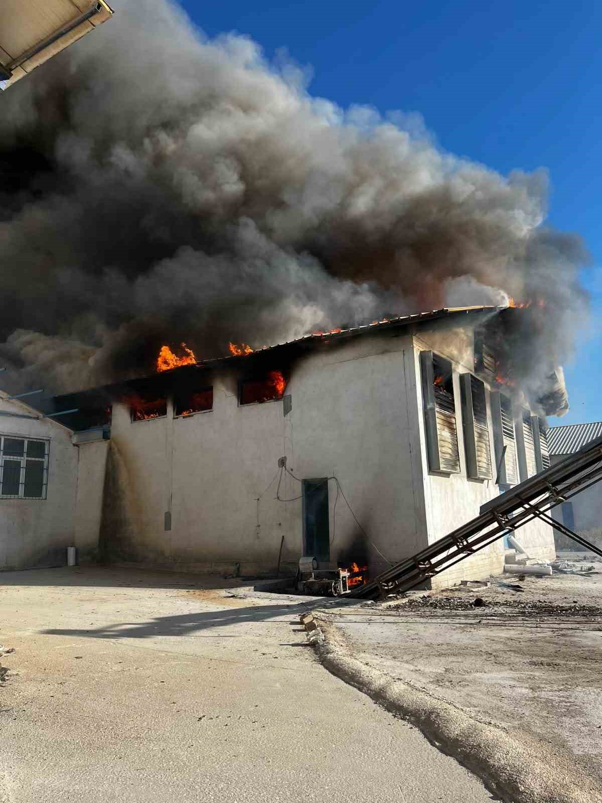 Afyonkarahisar&rsquo;da tavuk &ccedil;iftliğinde yangın
