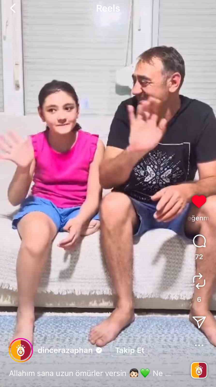 Protez desteği alan &Ouml;zge&rsquo;den videolu teşekk&uuml;r mesajı
