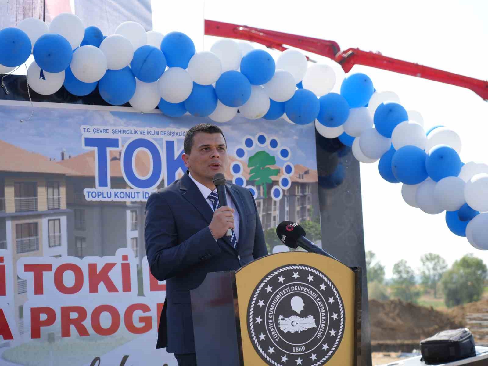 Kastamonu&rsquo;da inşa edilecek 80 TOKİ konutunun temeli atıldı
