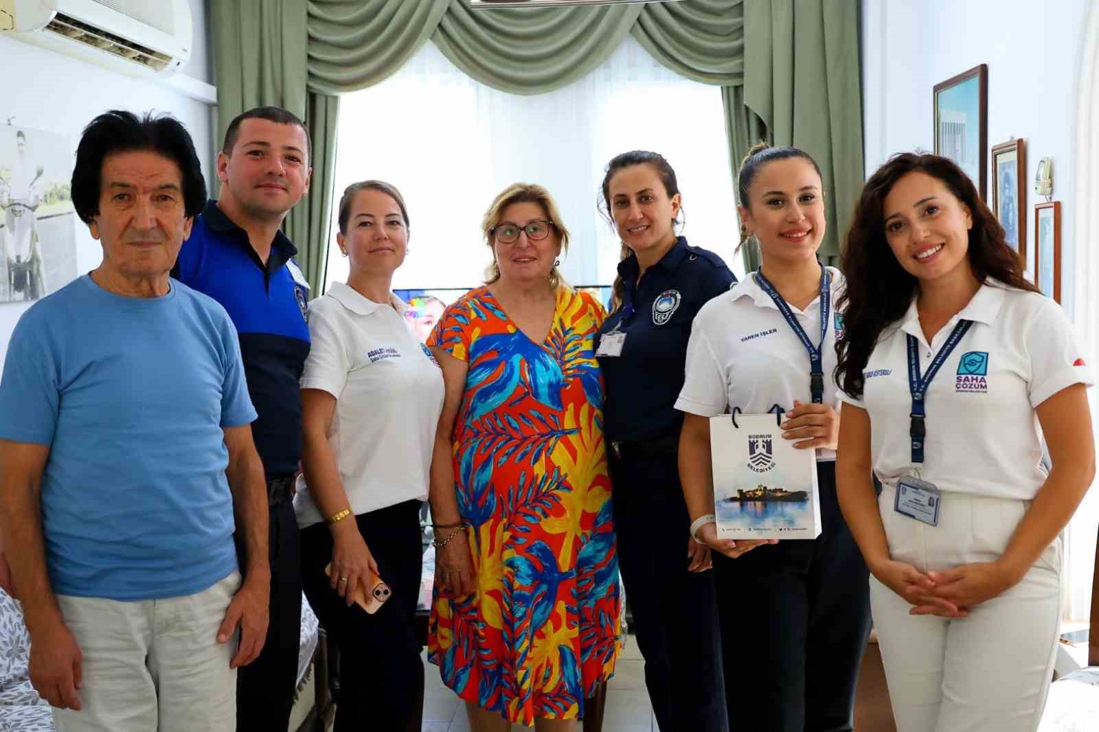 Bodrum Belediyesi, vefat eden zabıta personellerinin ailelerini unutmadı
