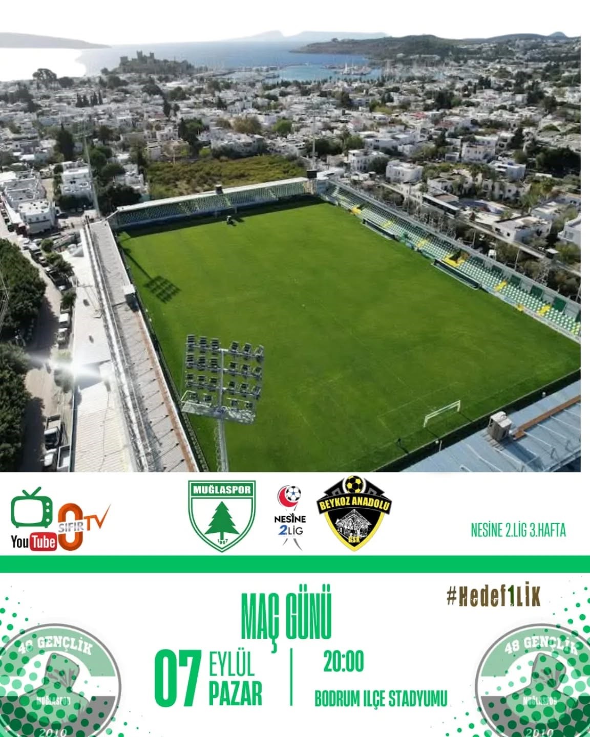 Muğlaspor ilk maçına Bodrum’da çıkıyor