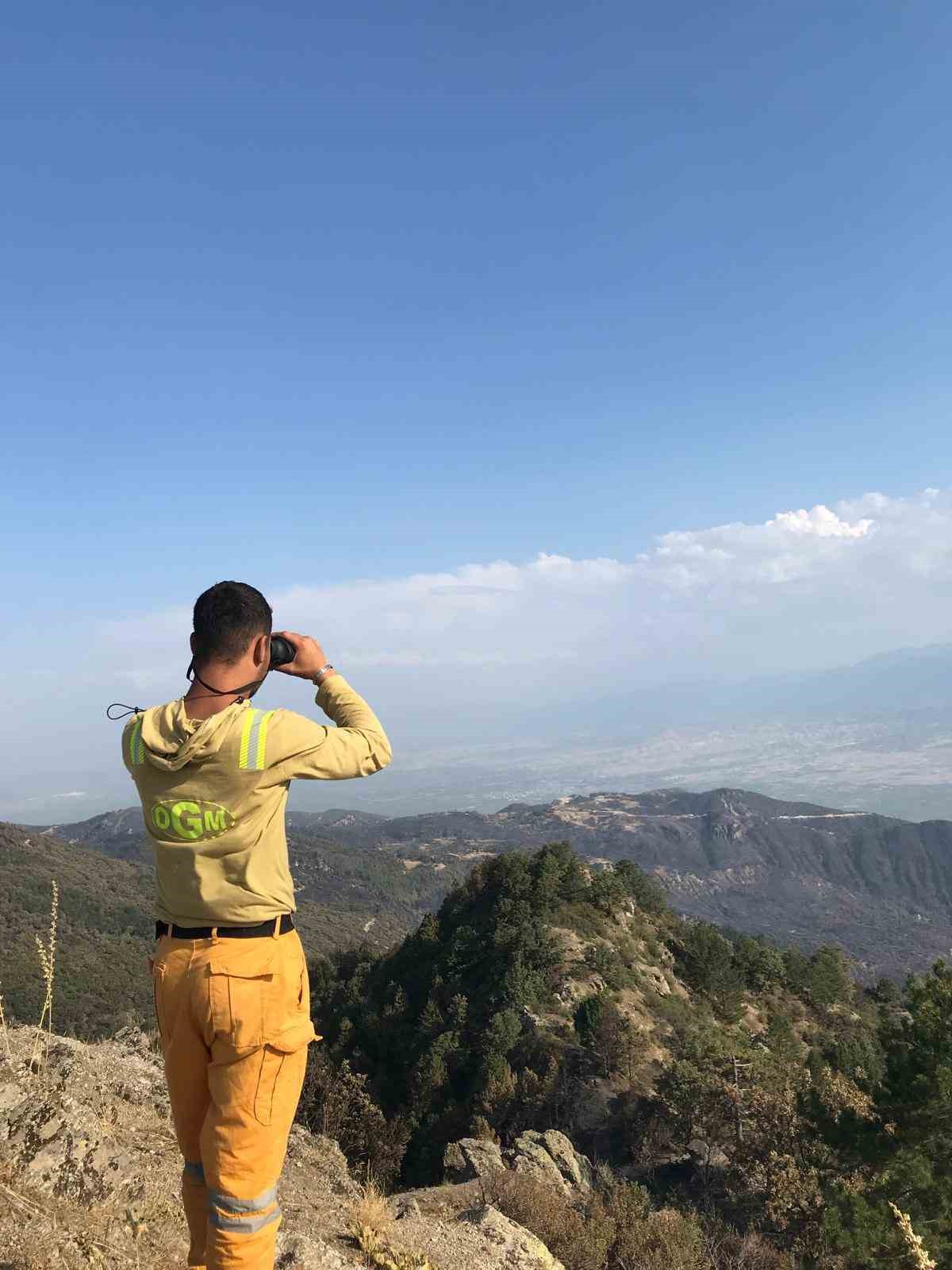 Buldan’da kontrol altına yangın bölgesinde ateş savaşçıları teyakkuzda
