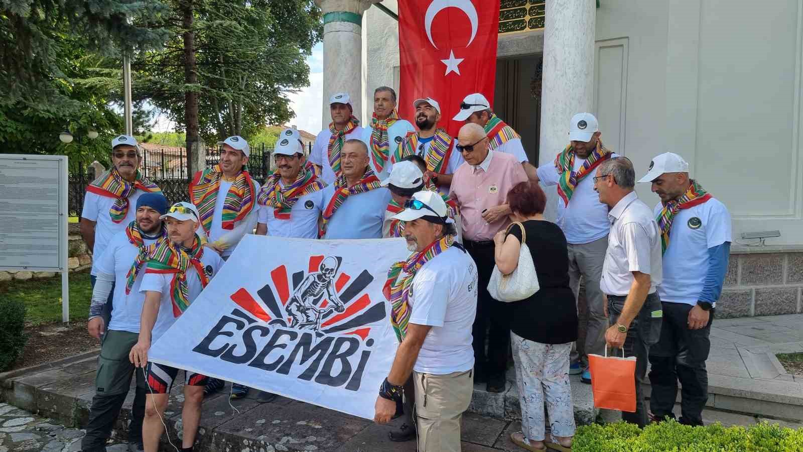 Domaniç Hayme Ana Türbesi’nden Söğüt Ertuğrul Gazi Türbesine bisikletlerle gidecekler