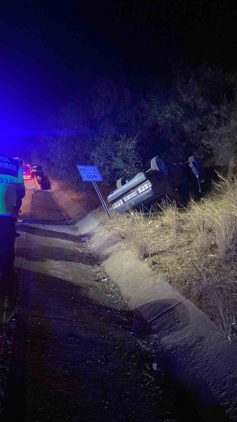Tarsus&rsquo;ta trafik kazası:1 &ouml;l&uuml;, 2 yaralı
