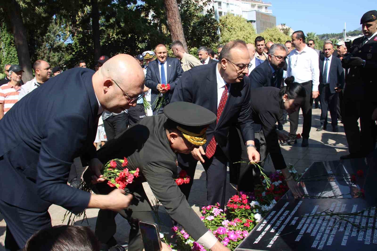 Aydın&rsquo;ın d&uuml;şman işgalinden kurtuluşunun 103&rsquo;&uuml;nc&uuml; yıld&ouml;n&uuml;m&uuml; kutlandı
