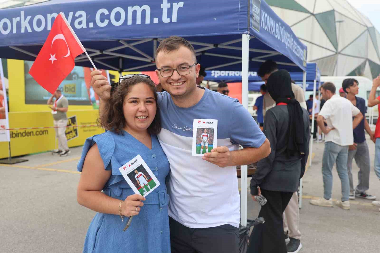 Konya’da mili maç heyecanı
