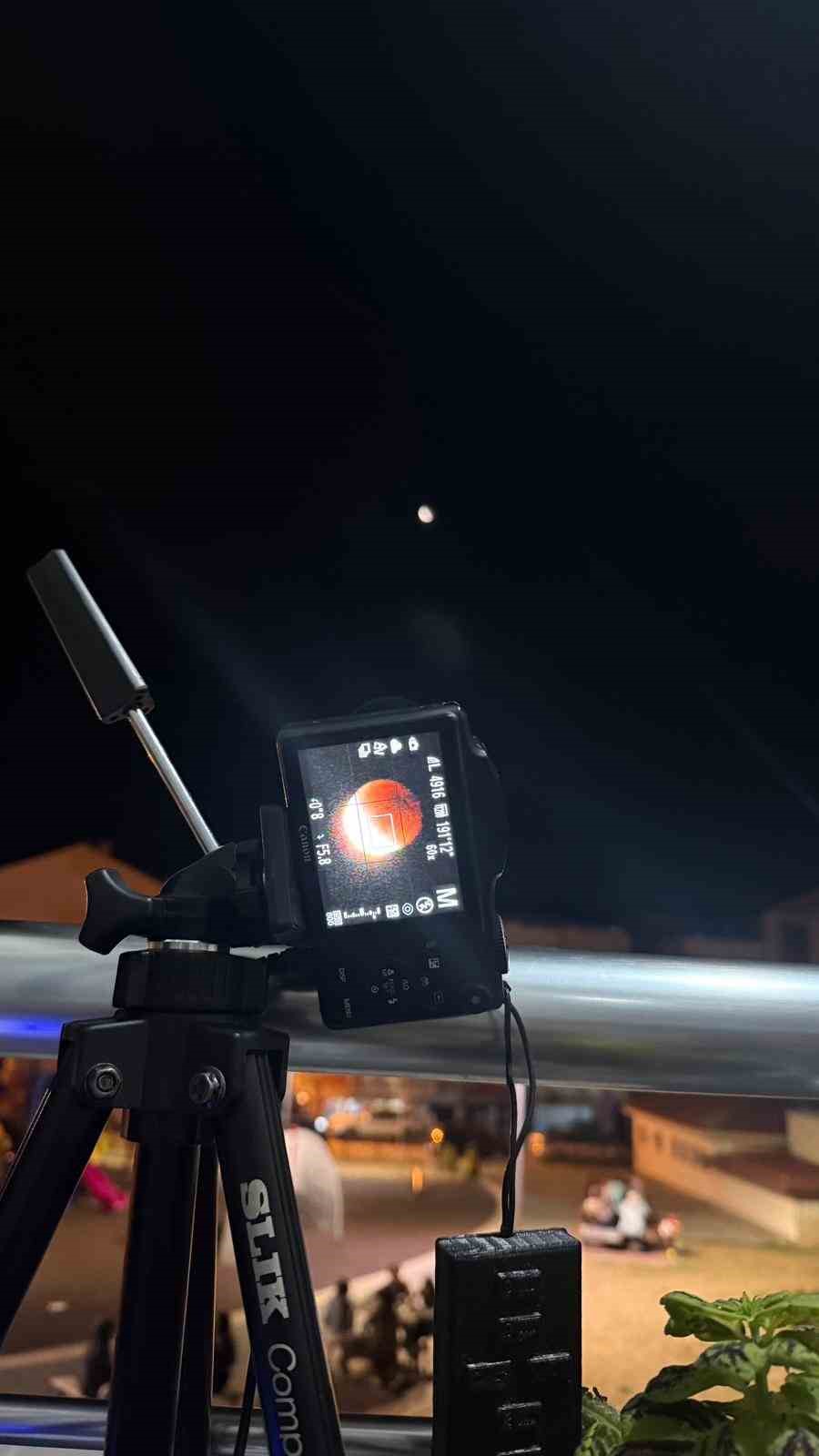 Kanlı Ay tutulması Bursa&rsquo;dan izlendi
