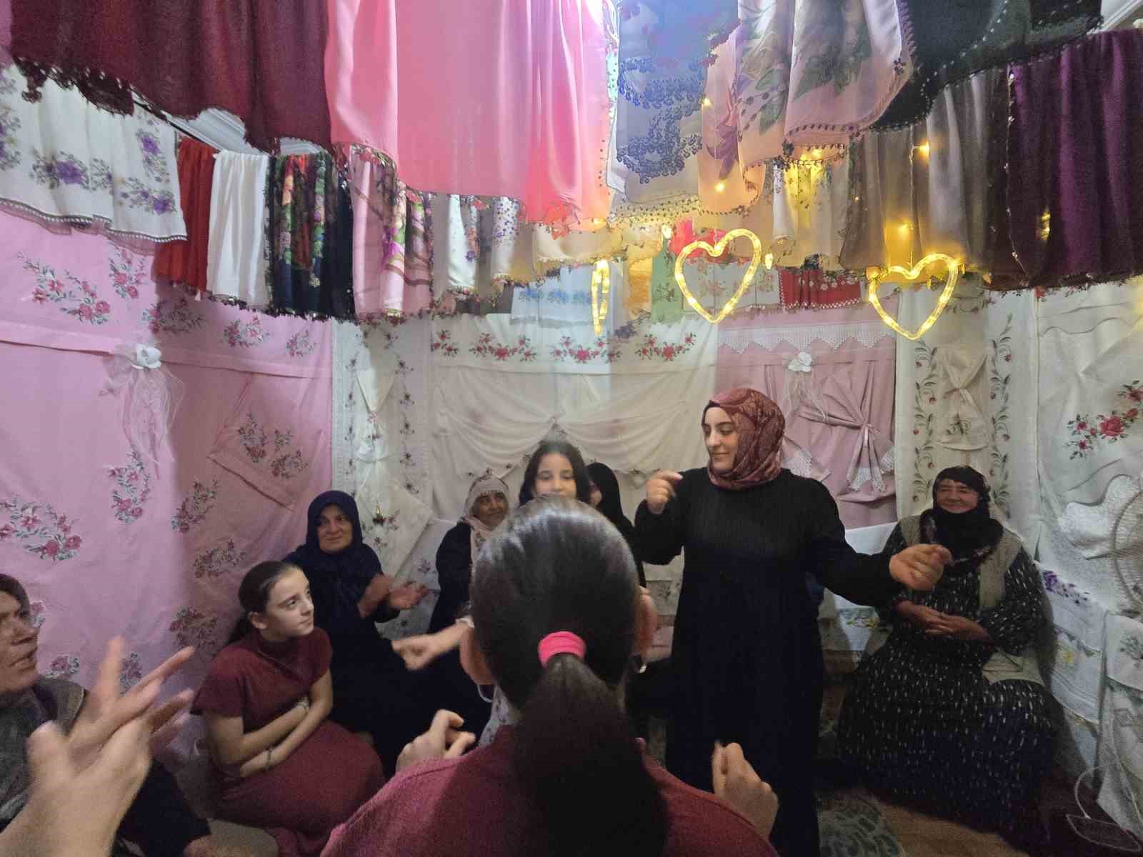 Düğün öncesi çeyiz odası Tokat’ta geleneksel buluşma noktası oldu