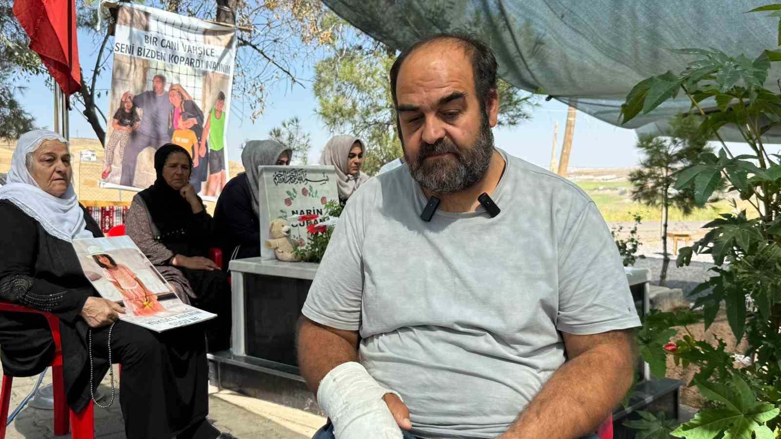 Narin&rsquo;in babası Arif G&uuml;ran: "Şu an Narin&rsquo;i okula g&ouml;t&uuml;rmem gerekirken mezarı başında oturuyorum"
