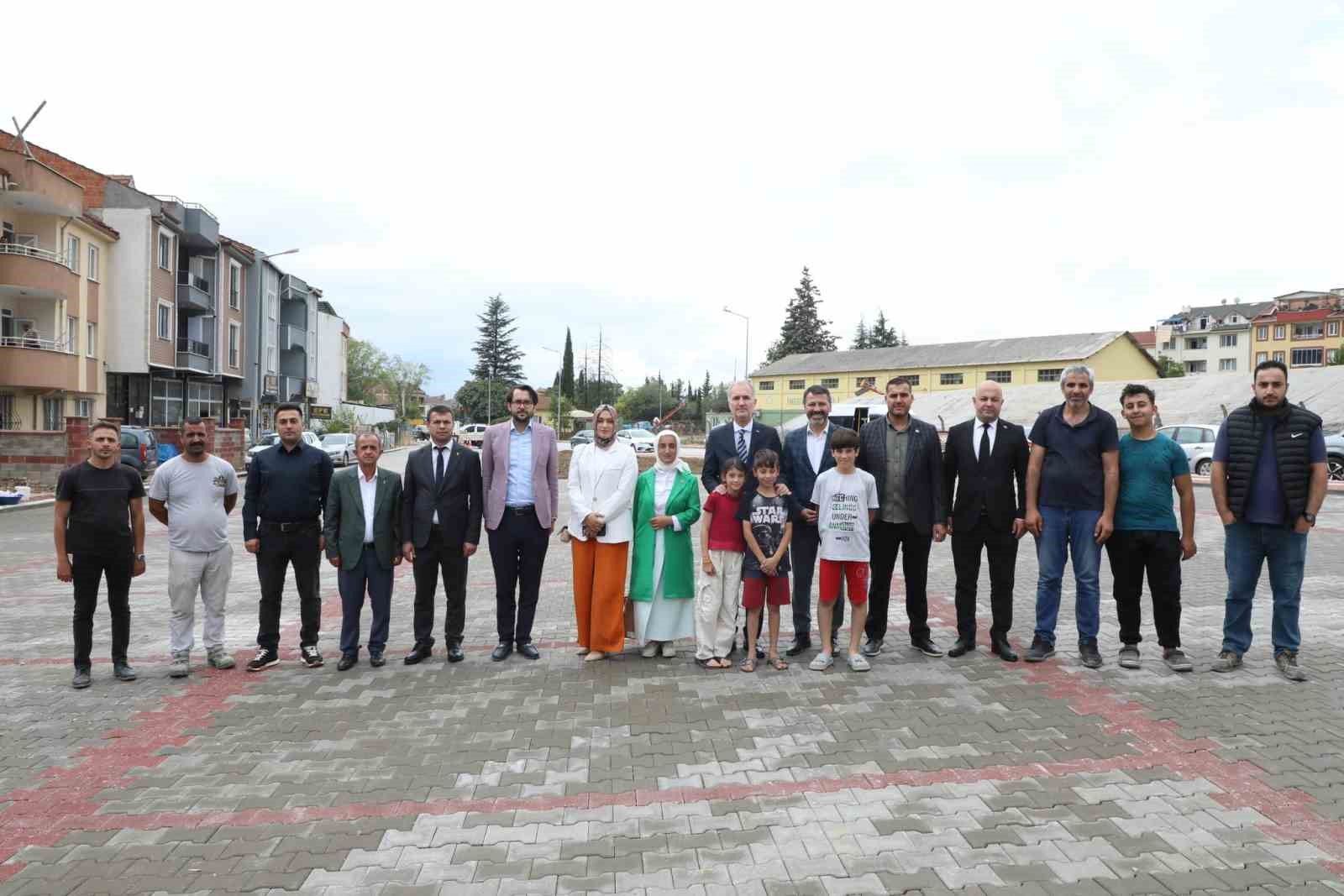 İnegöl’de 43 araçlık otopark yapımında sona gelindi