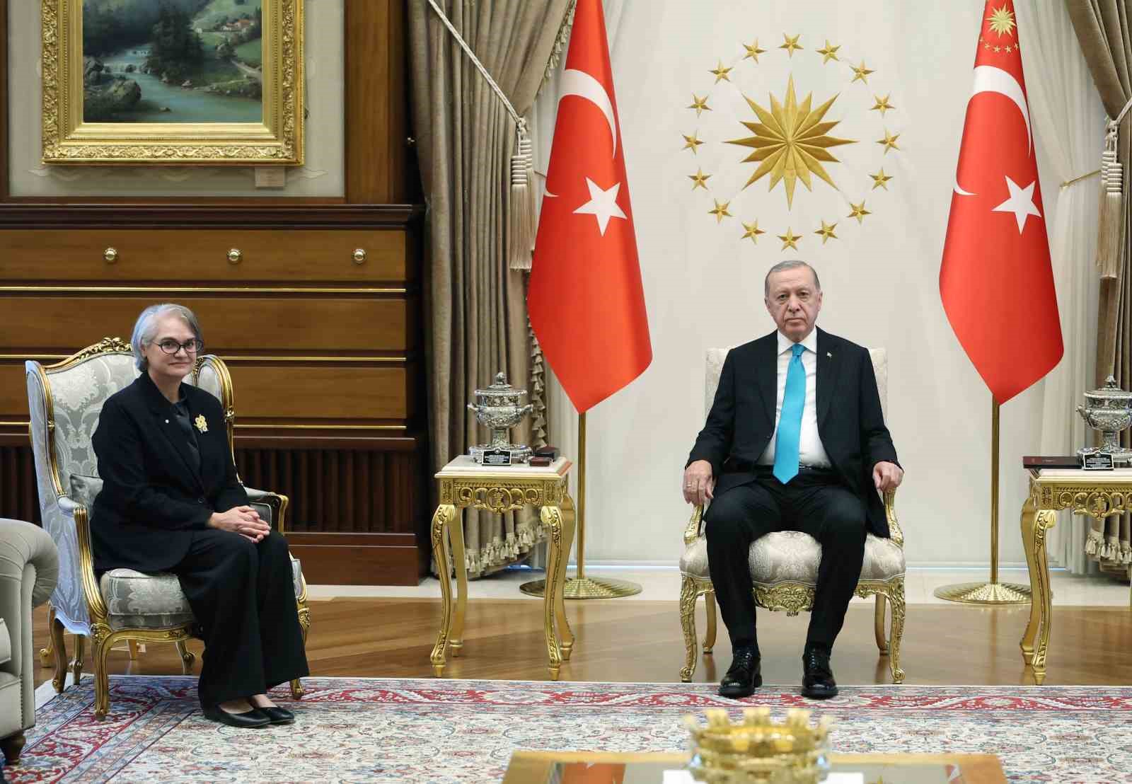 Cumhurbaşkanı Erdoğan, 4 &uuml;lkenin b&uuml;y&uuml;kel&ccedil;isini kabul etti
