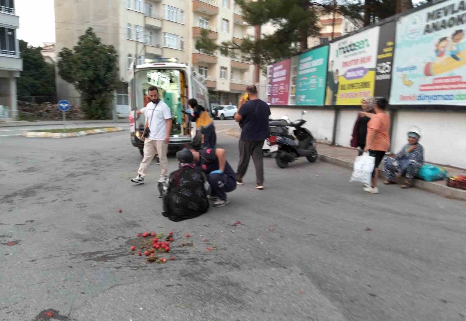 Bafra’da 3 tekerlekli bisiklet devrildi: 2 yaralı