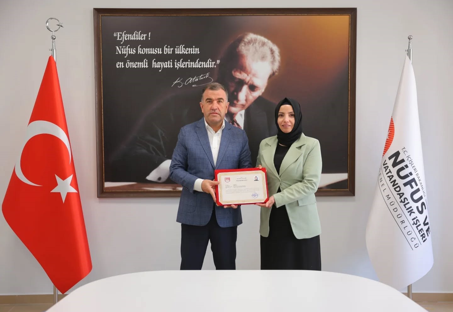 Bayburt&rsquo;ta kimlik kartı yenileme işlemlerinde y&uuml;zde 99&rsquo;luk başarı
