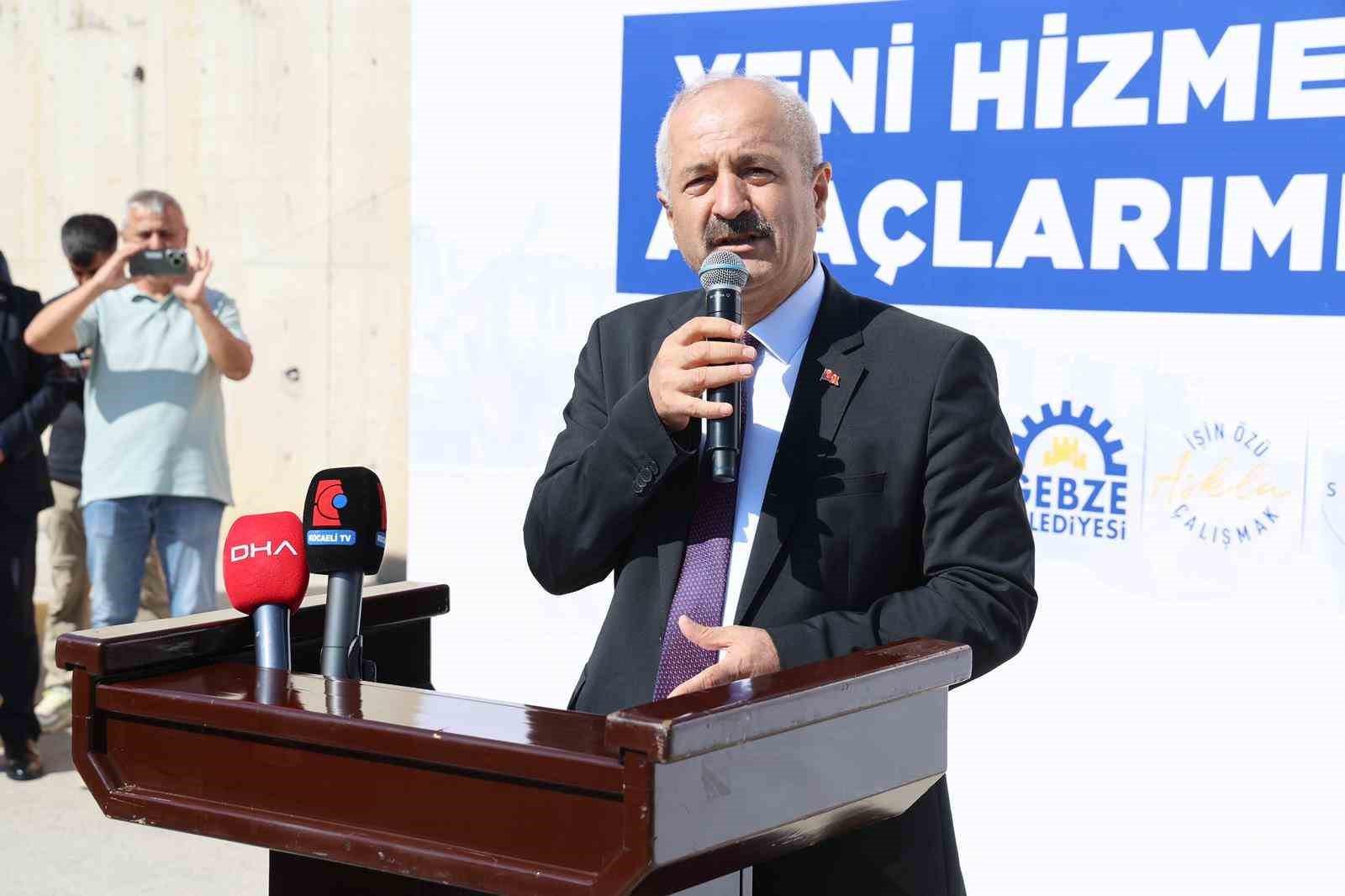 Gebze Belediyesi&rsquo;ne ait ara&ccedil; sayısı 216&rsquo;ya y&uuml;kseldi
