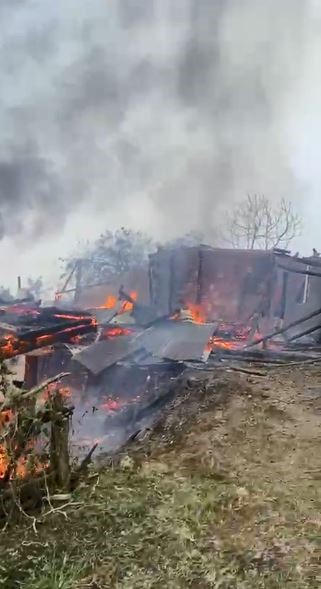 Artvin&rsquo;de yangın paniği: 4 ev k&uuml;le d&ouml;nd&uuml;
