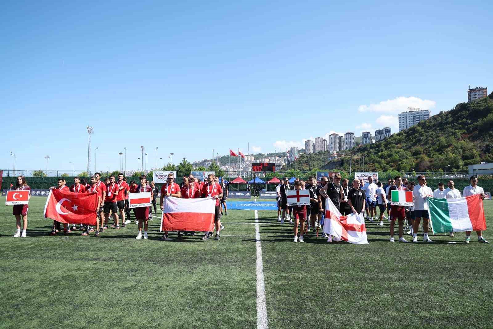 Ampute Futbol Uluslar Ligi, Trabzon&rsquo;da başladı
