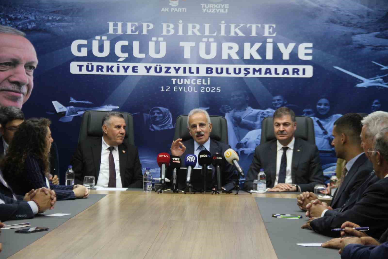 Bakan Uraloğlu: "Bir zamanlar girilmez denilen dağlarda artık milli yatırımlarımız yükseliyor"