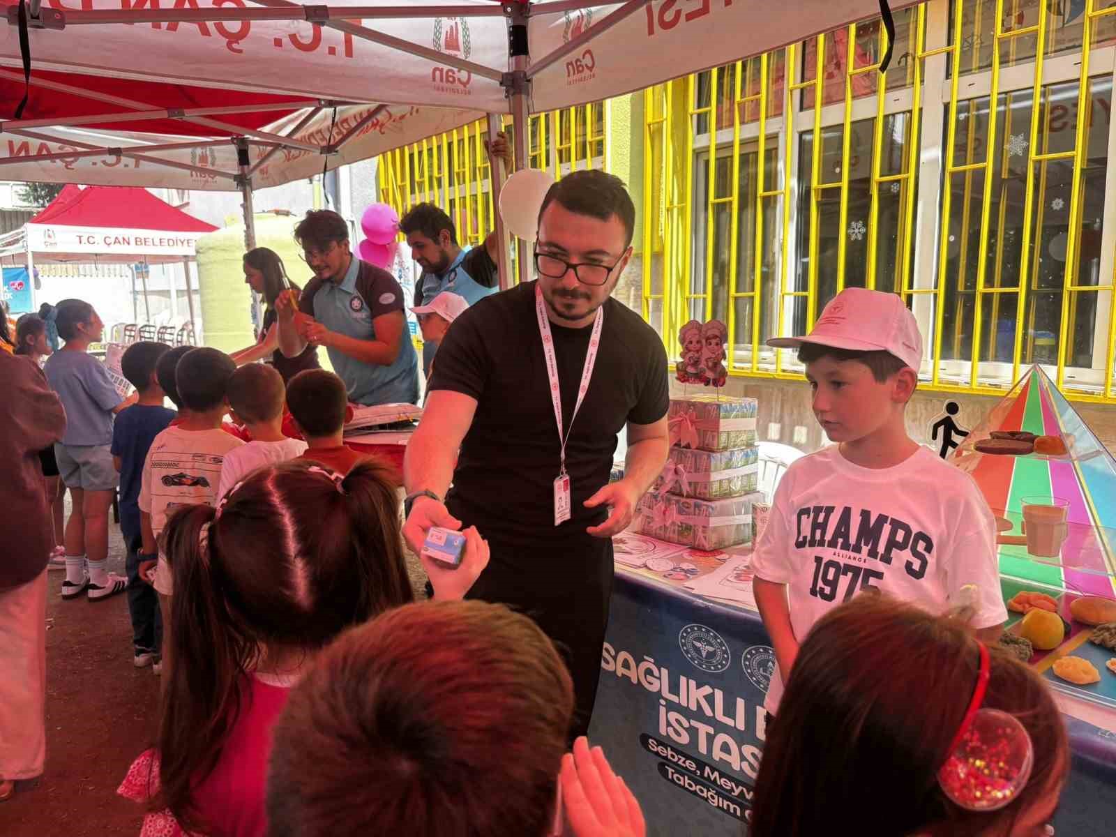 Çan’da öğrenciler sağlık elşici oldu
