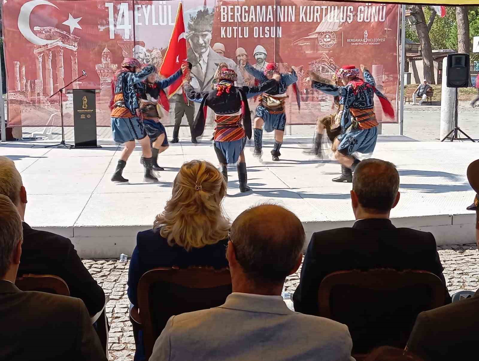 Bergama’nın kurtuluşunun 103. yılı coşkuyla kutlandı