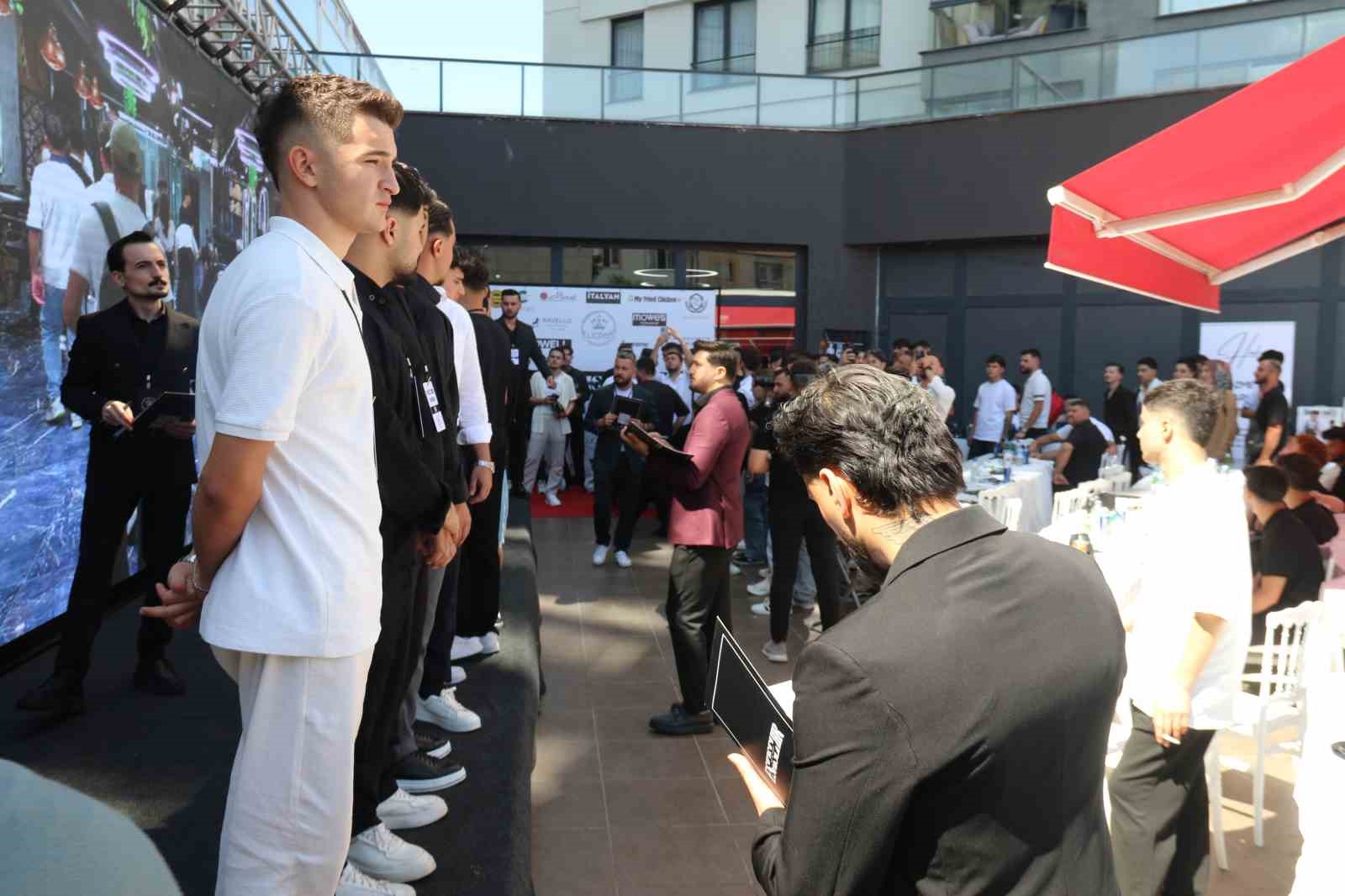 Eskişehir&rsquo;de sa&ccedil; kesim yarışmasında 110 yarışmacı m&uuml;cadele etti
