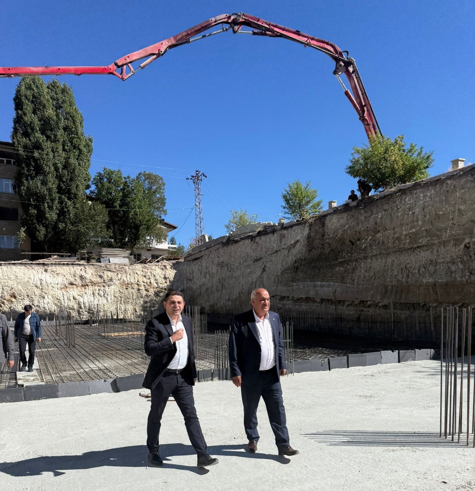 Kaymakam Tugay ve Başkan Akpunar’dan yatırım turu
