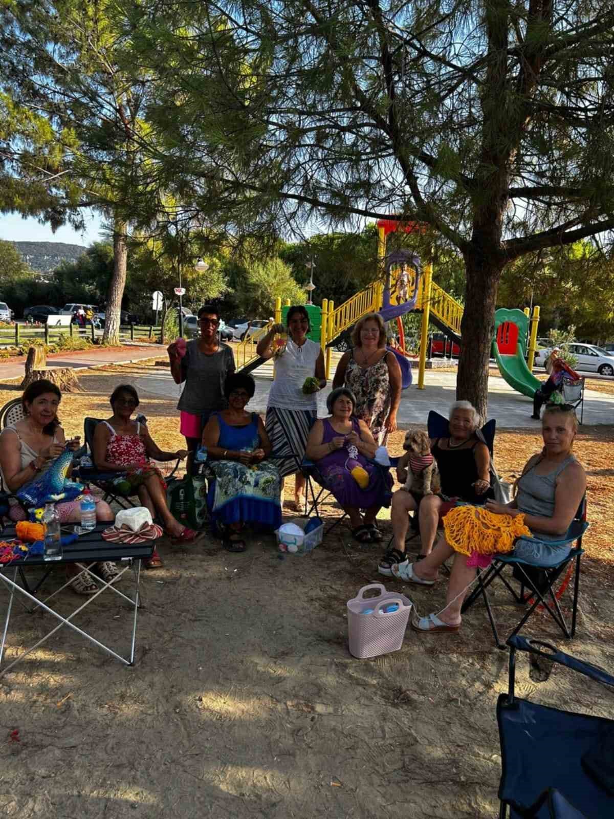 Didimli kadınların, çevre sorunlarına dikkat çekmek için ilginç etkinliği