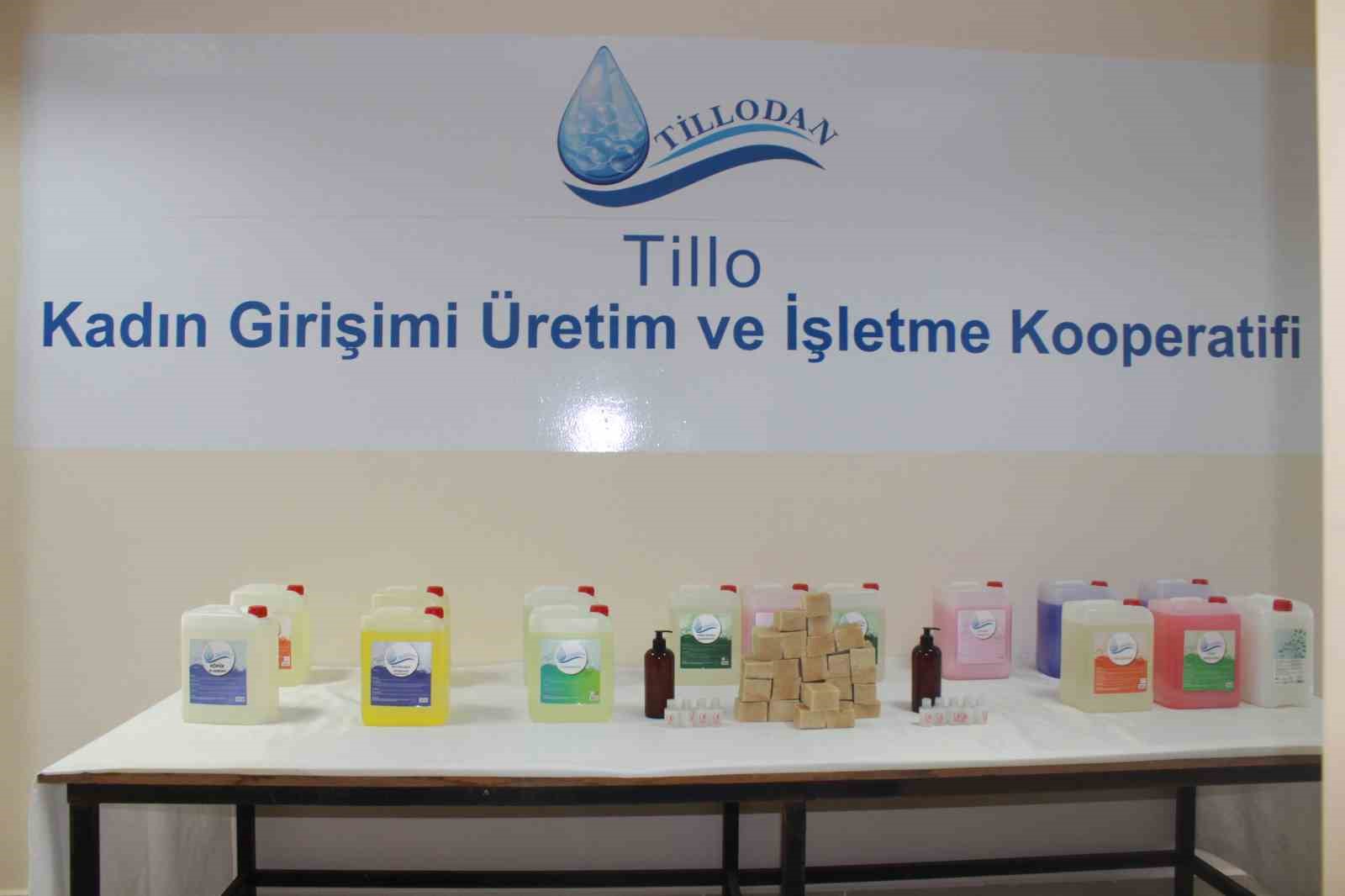 Tillo’da kadınlar bir ilke imza attı: Temizlik malzemelerini kendileri üretiyor
