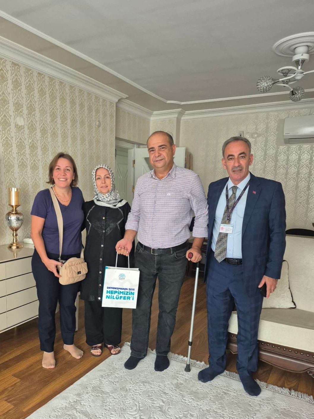 Nil&uuml;fer Belediyesi gazileri unutmadı
