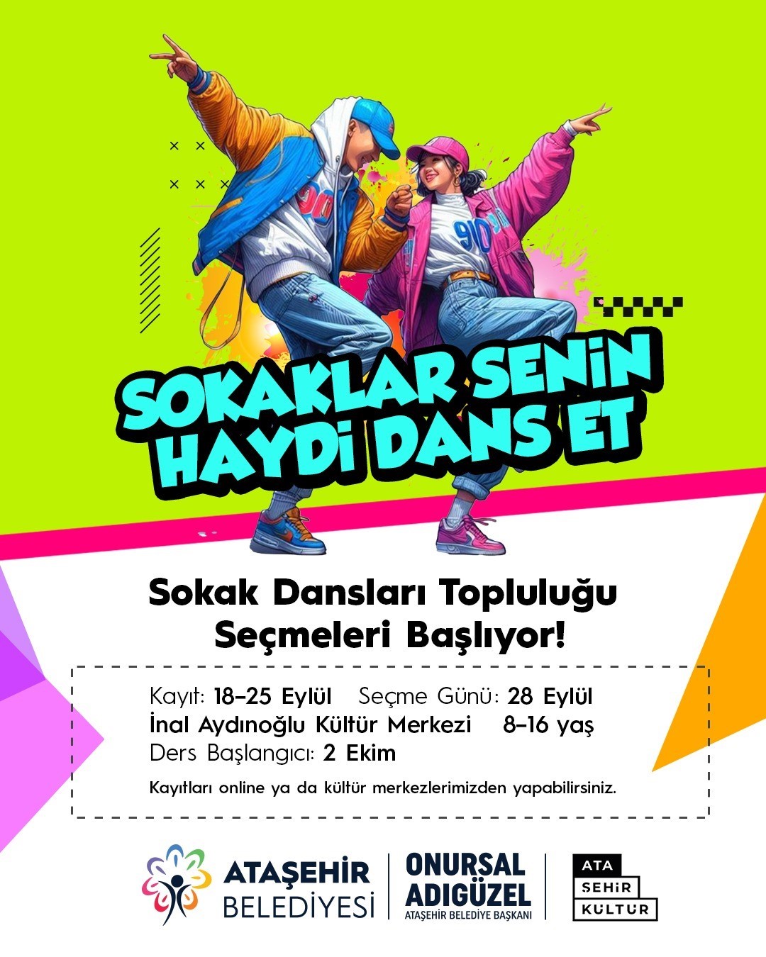 Ataşehir’de Kış Sanat Eğitimleri için kayıtlar başlıyor