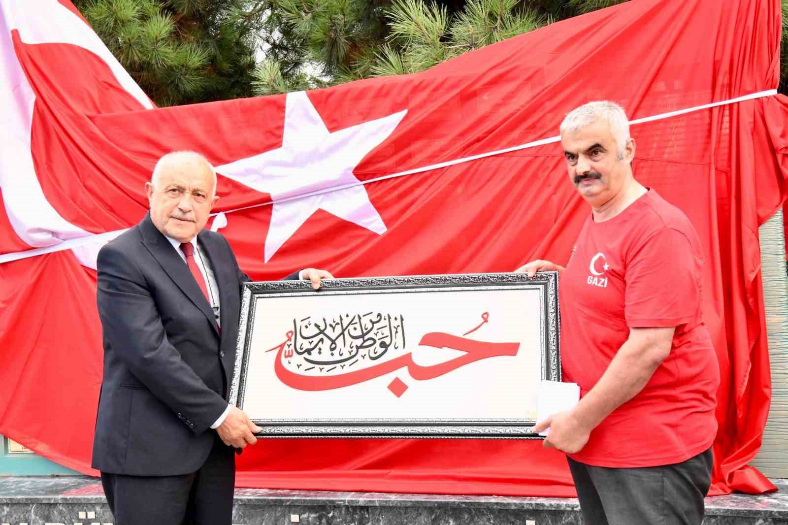 Ertuğrul Fırkateyni’nde şehit olan 71 Trabzonlu asker anısına anıt