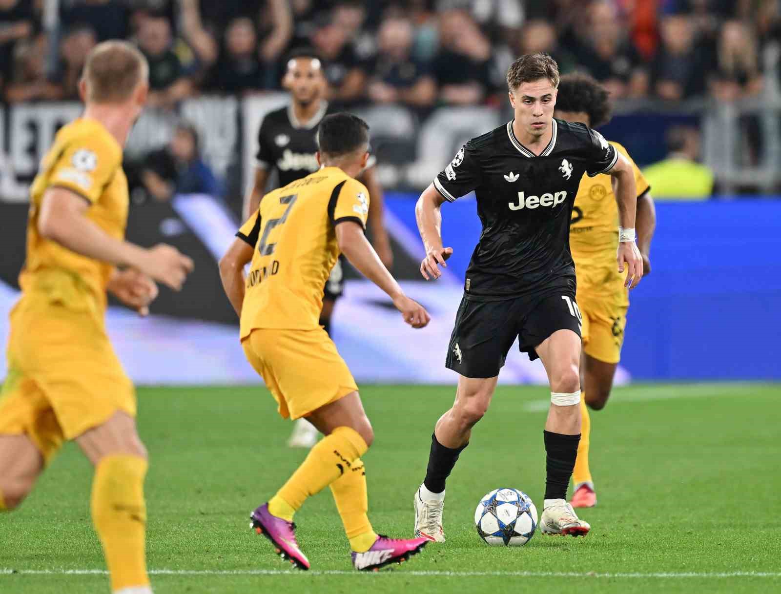 Kenan Yıldız y&uuml;kselen formunu Şampiyonlar Ligi&rsquo;nde de s&uuml;rd&uuml;rd&uuml;
