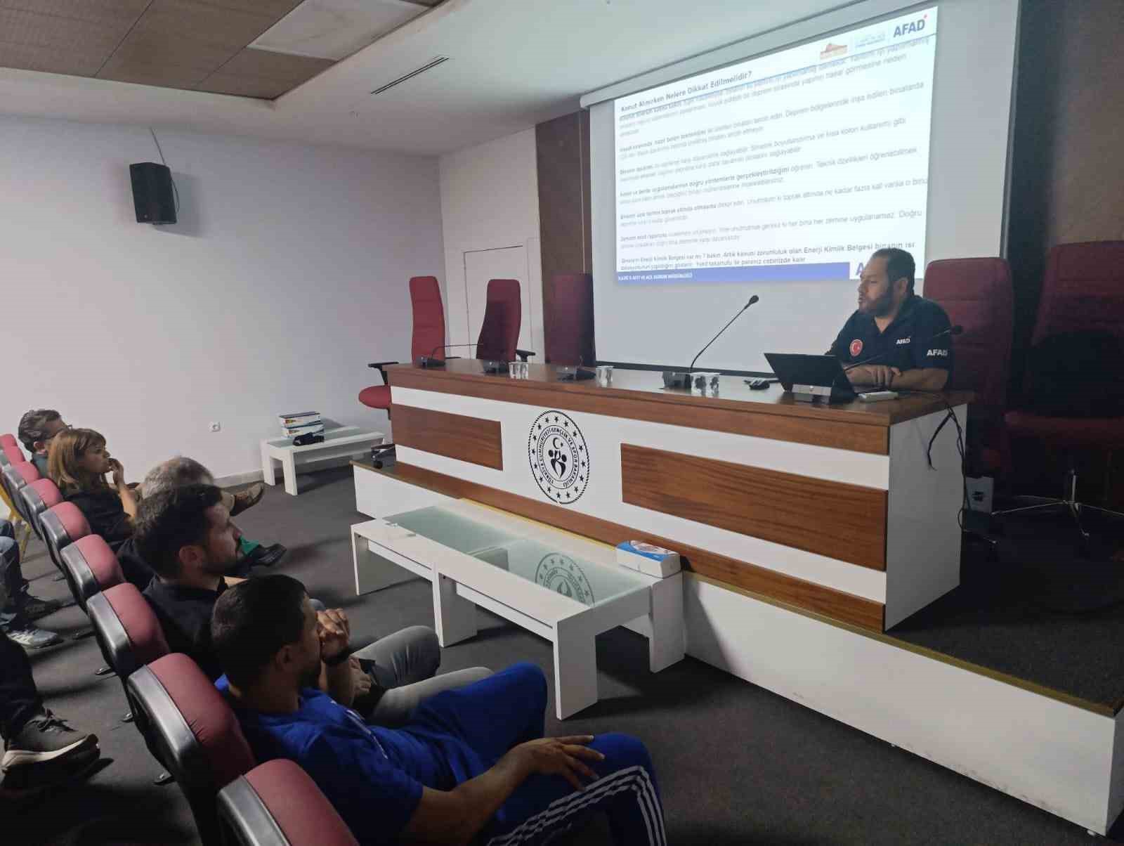 Elazığ’da İRAP Afet Teknik Eğitimi