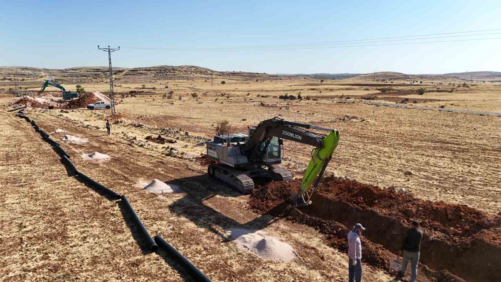 Mardin’de bir mahalle daha atık su altyapısına kavuştu
