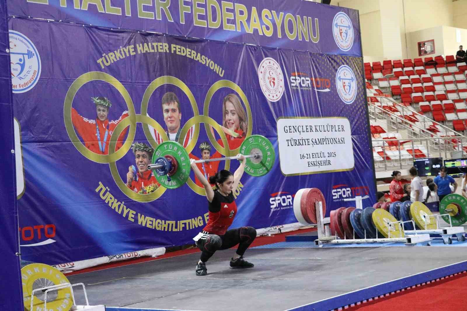 Gençler Kulüpler Türkiye Halter Şampiyonası Eskişehir’de başladı