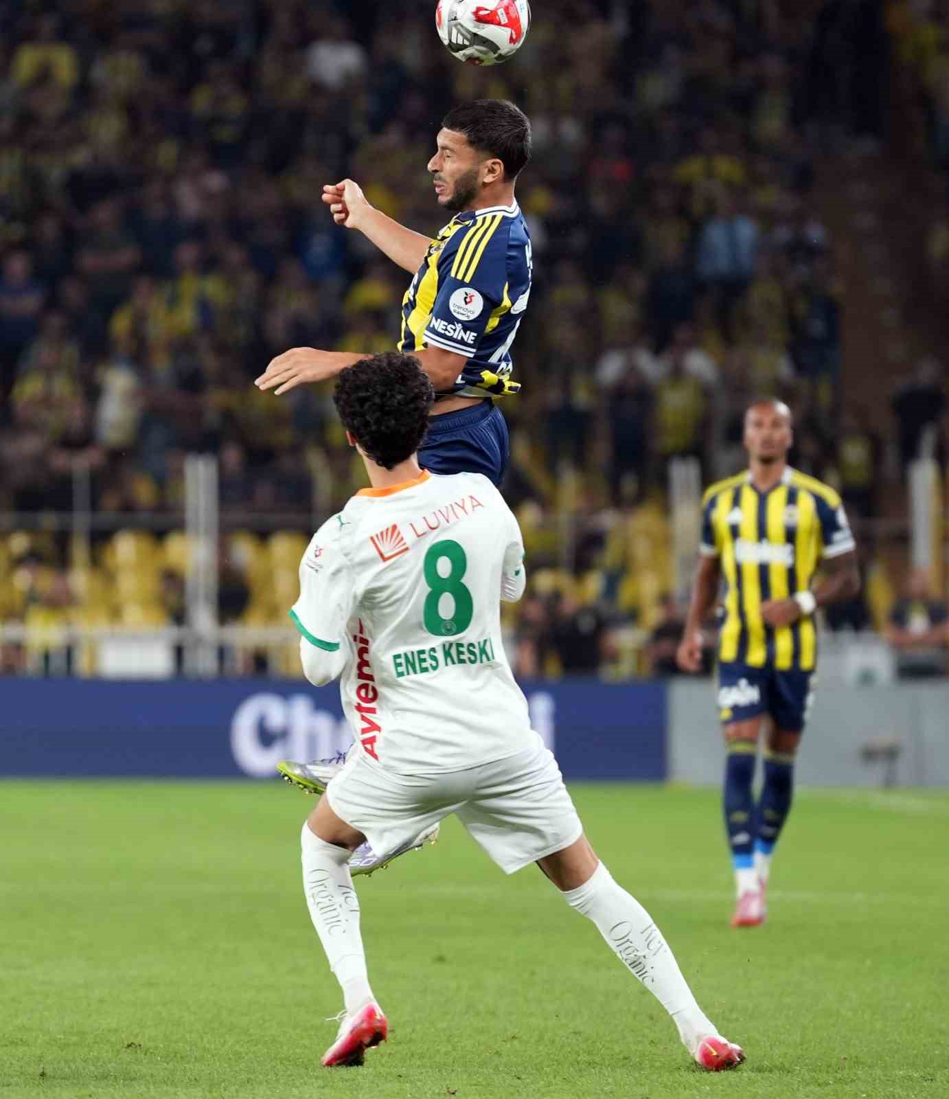 Trendyol S&uuml;per Lig: Fenerbah&ccedil;e: 0 - Alanyaspor: 0 (Ma&ccedil; devam ediyor)
