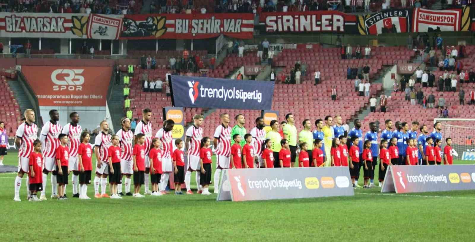 Trendyol S&uuml;per Lig: Samsunspor: 0 - Kasımpaşa: 0 (Ma&ccedil; devam ediyor)
