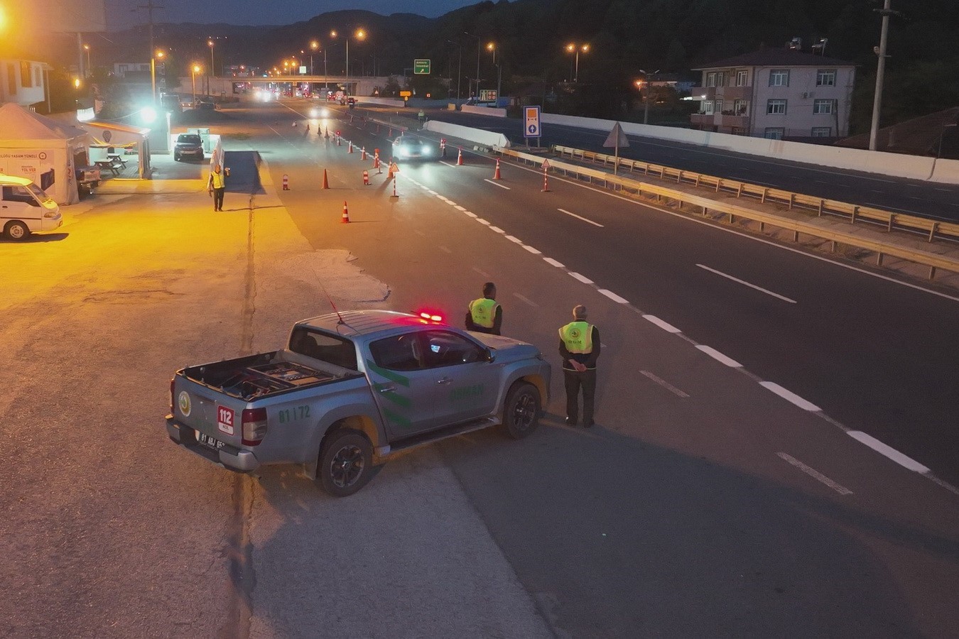 Düzce ve Bolu’da 32 noktada kontrol yapıldı