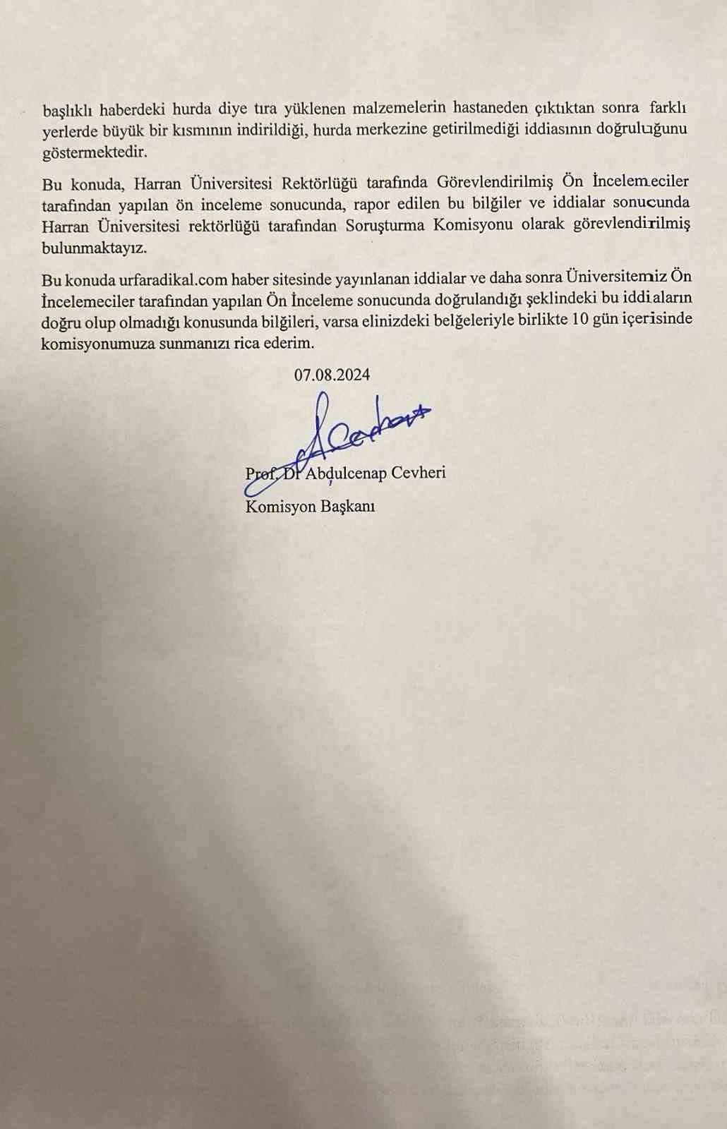 Harran Üniversitesi’nde milli servet çürüyor