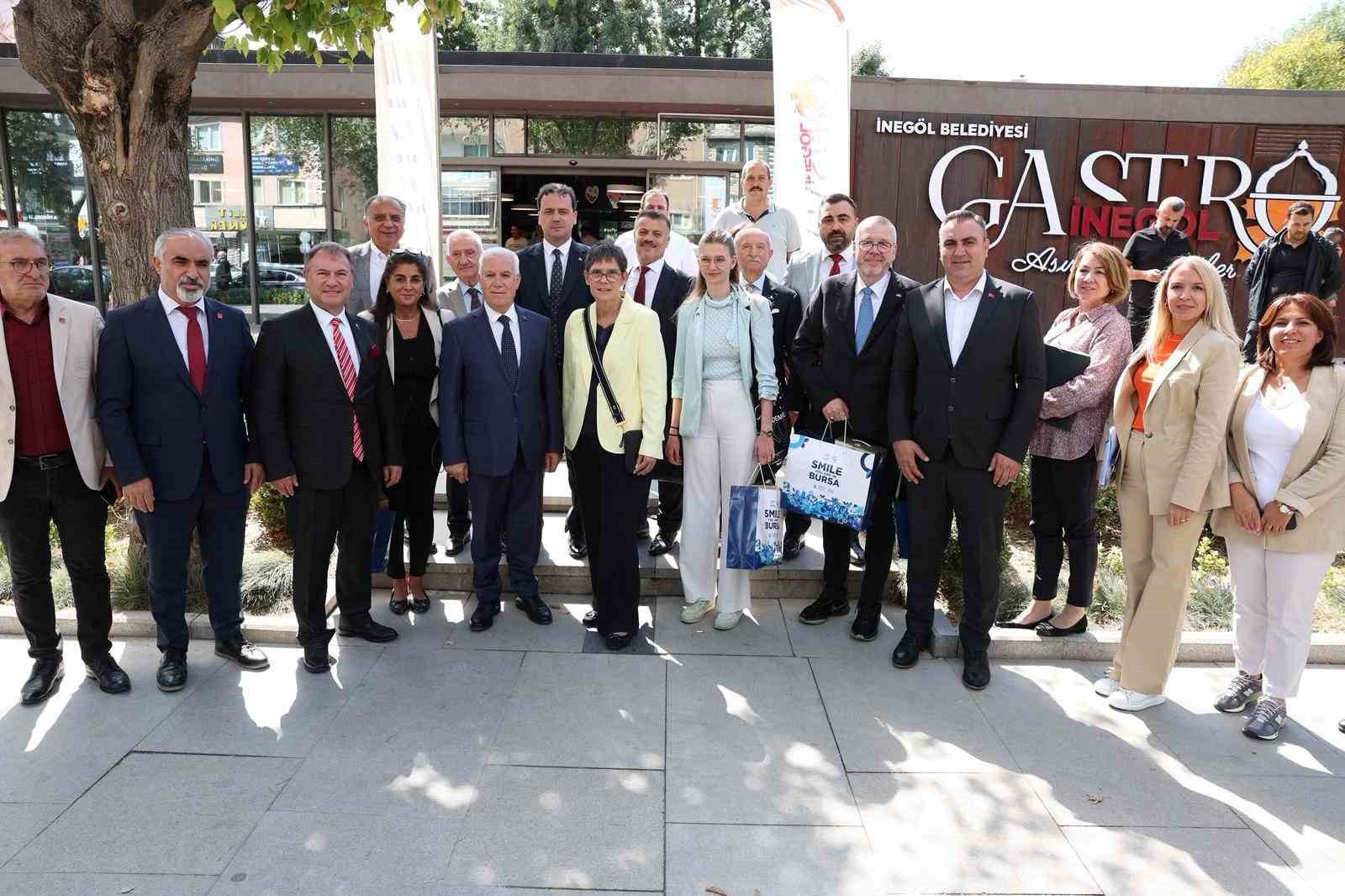 Alman heyeti, Bursa mutfağına hayran kaldı
