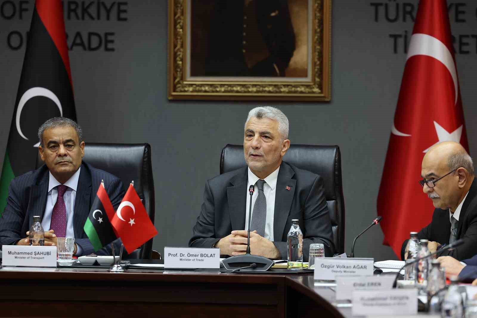 Bakan Bolat: "Libya ile gelecek yıl 5 milyar dolarlık ticaret hacmi hedefliyoruz"
