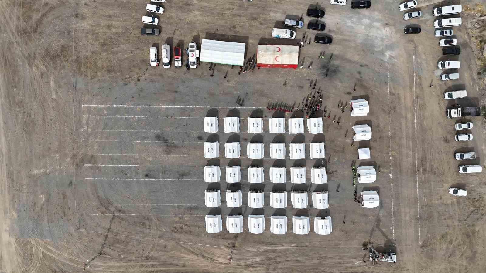 Iğdır’da 715 kişinin katılımıyla deprem tatbikatı yapıldı