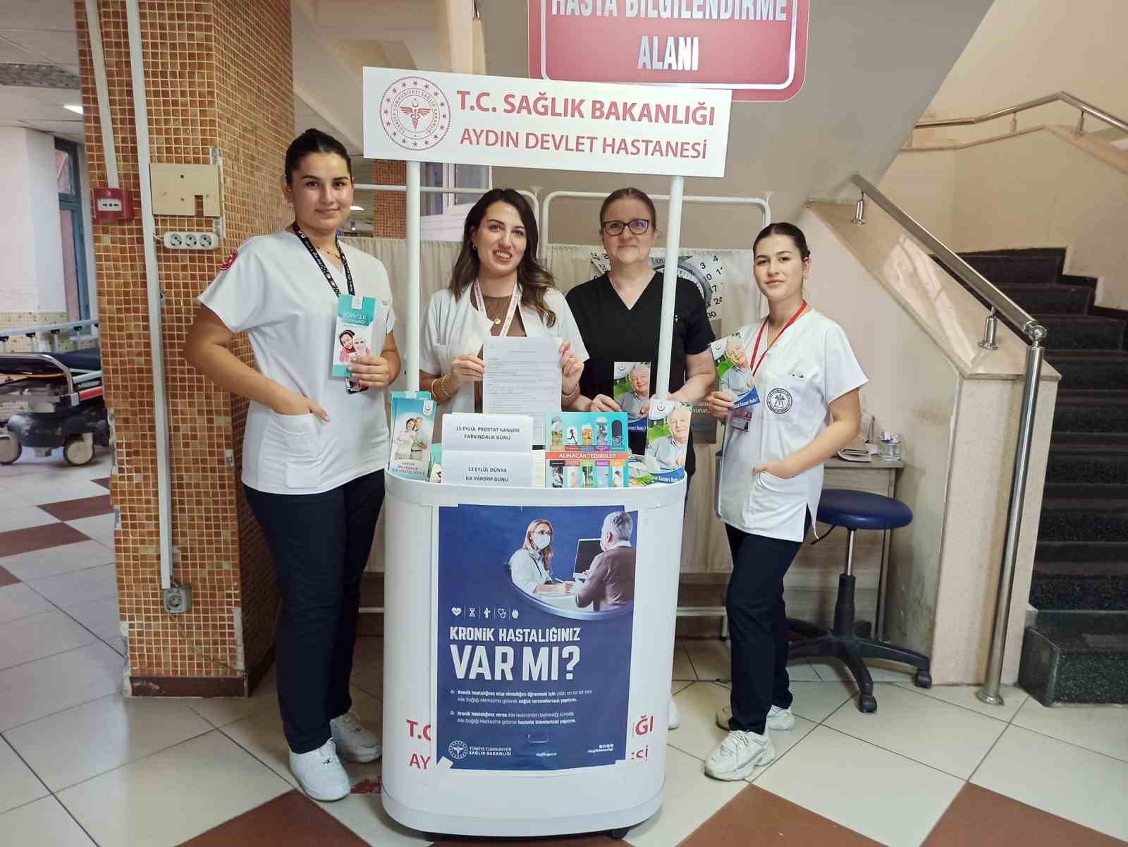 Aydın Devlet Hastanesi’nde prostat kanserine dikkat çekildi