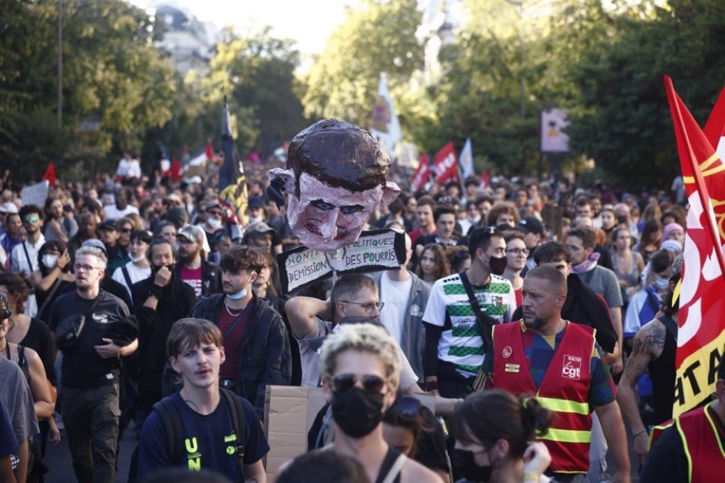 Fransa'daki protestolarda 110 kişi gözaltına alındı