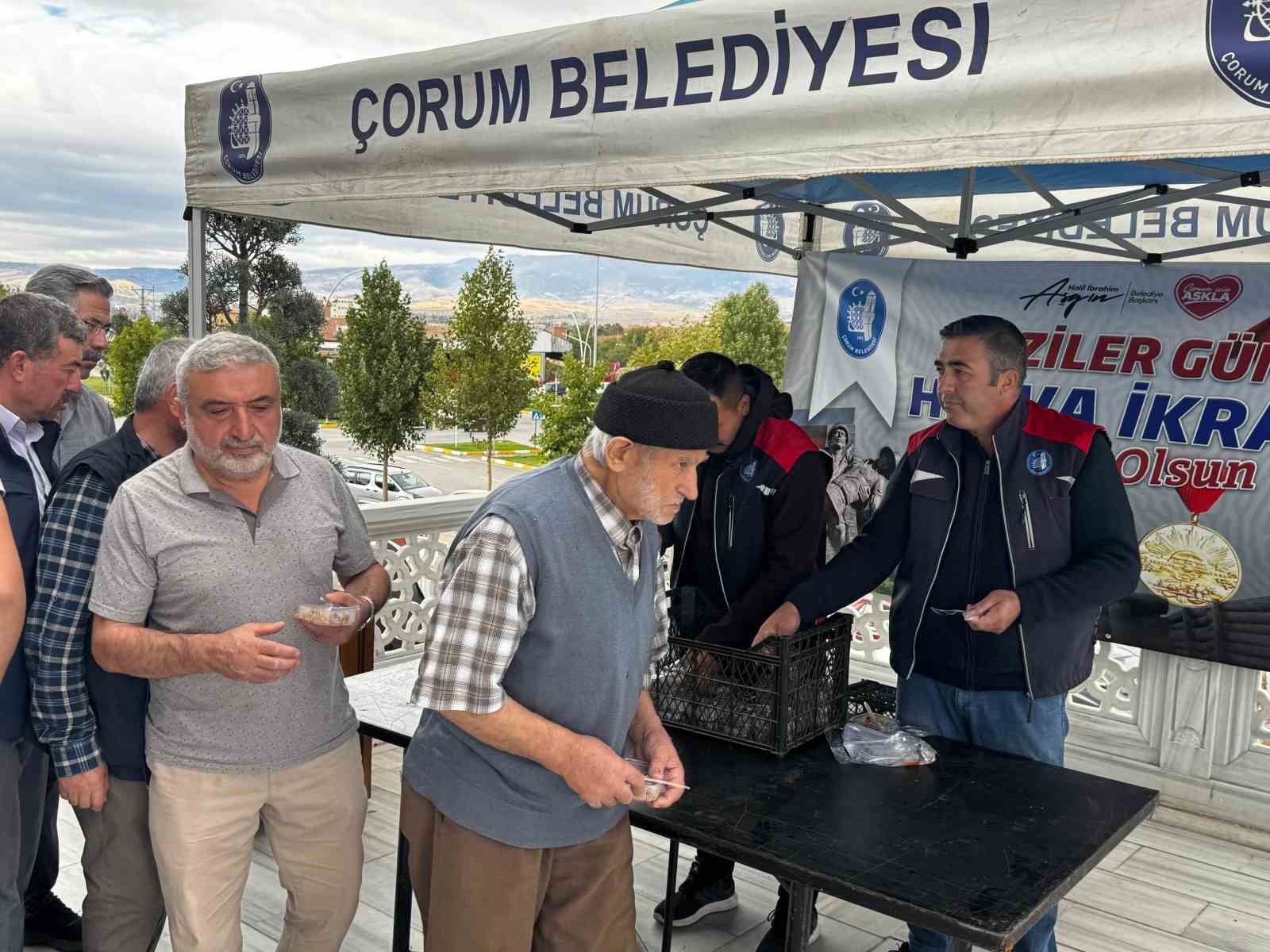 Çorum’da hayatını kaybeden gaziler dualarla anıldı