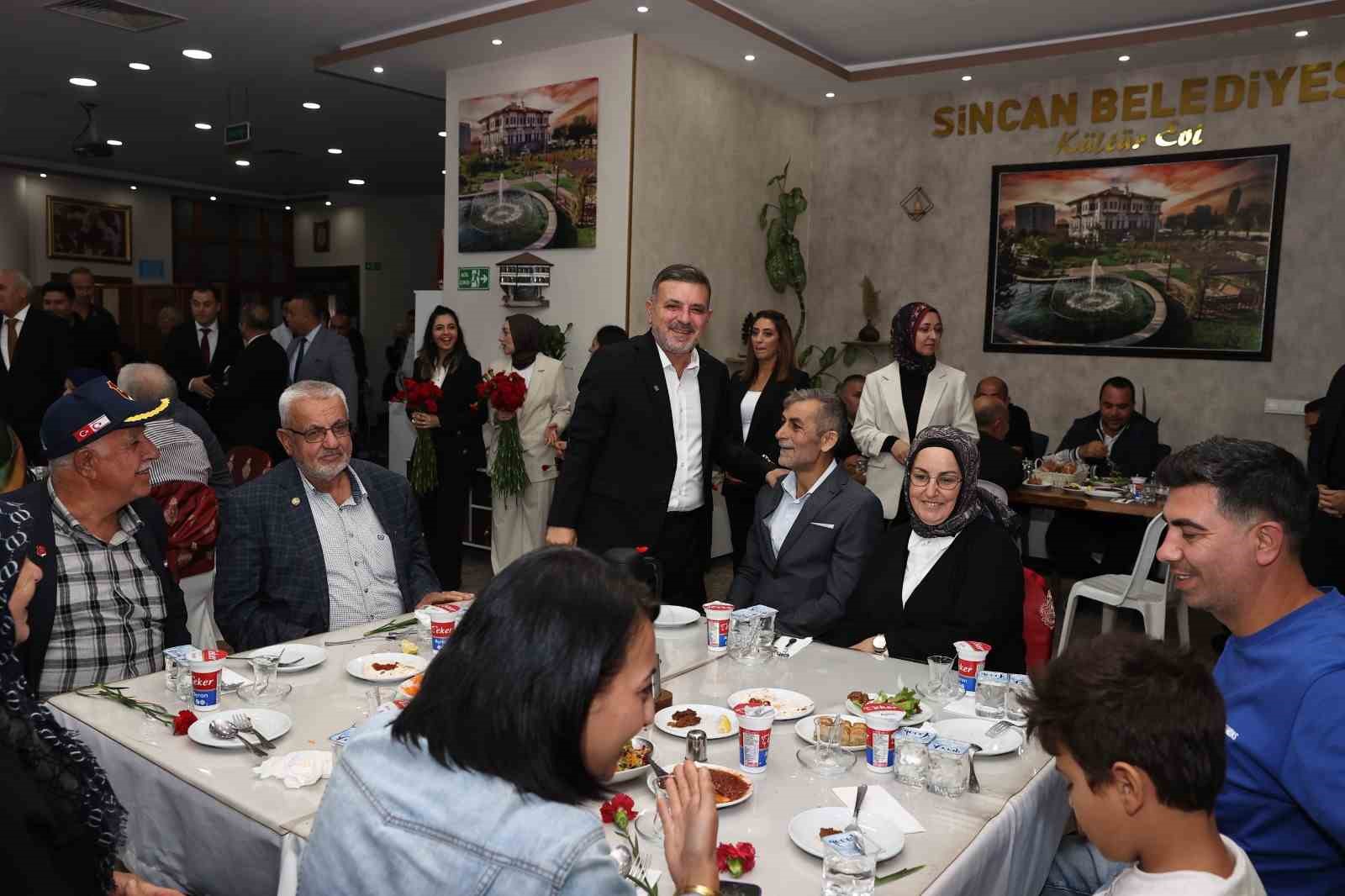 Sincan Belediye Başkanı Ercan, gazileri unutmadı