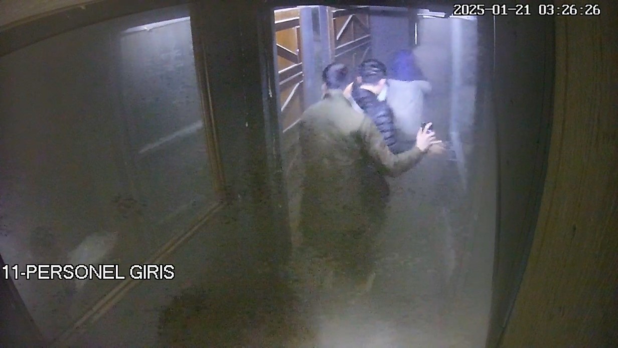 Grand Kartal Otel yangınının ölüm kalım savaşı kamerada