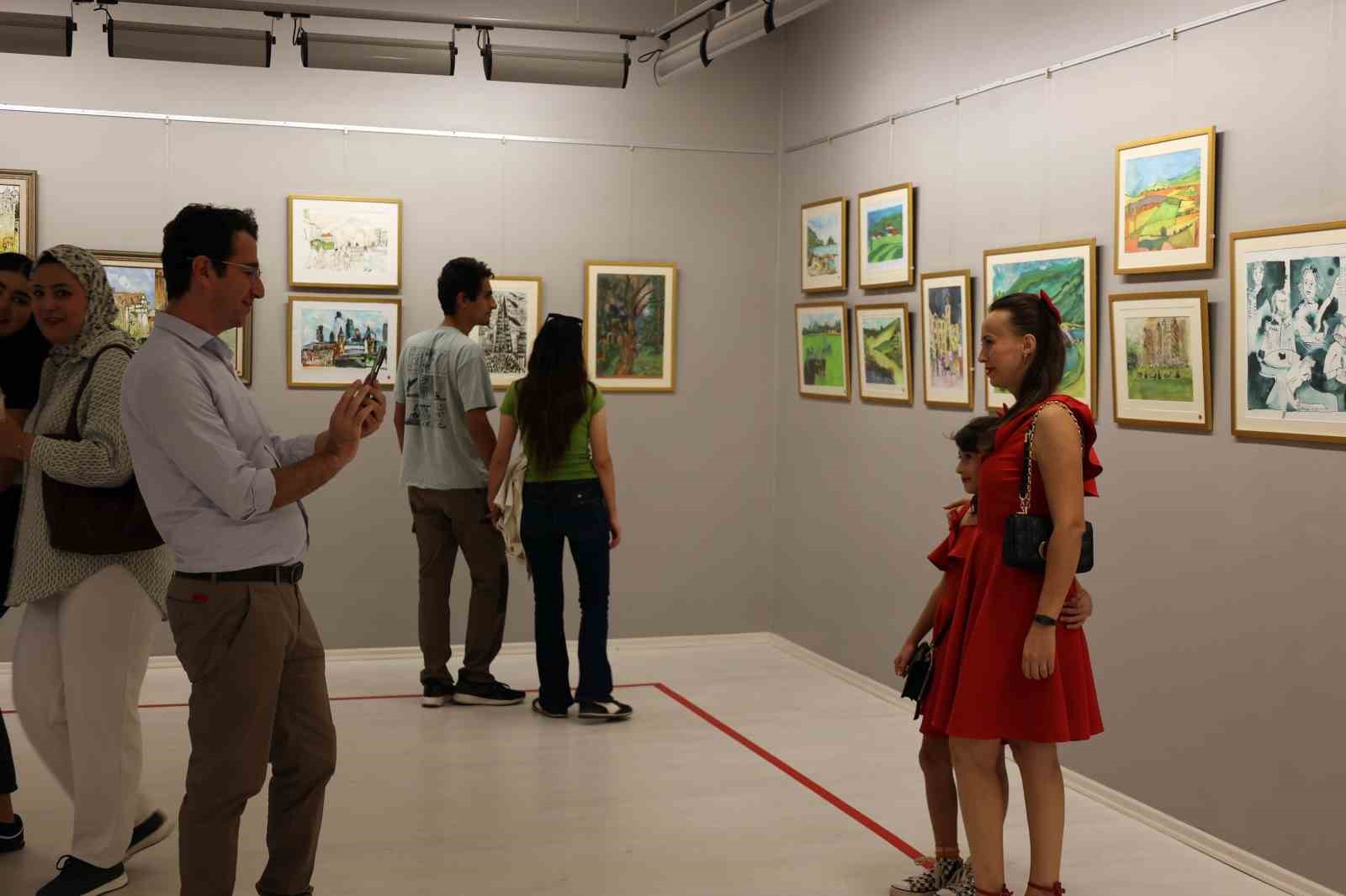 SANKO Sanat galerisinde anneanne-torun sergisi