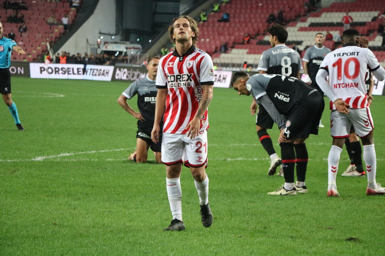 Trendyol Süper Lig: Samsunspor: 0 - Fatih Karagümrük: 1 (İlk yarı)