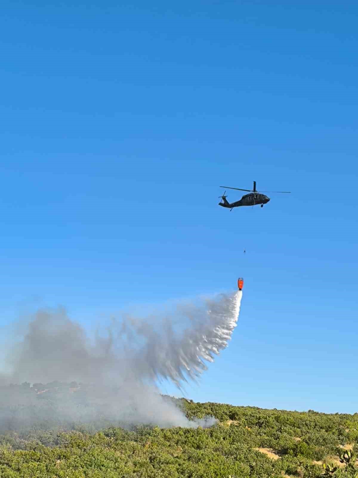 Diyarbakır&rsquo;da orman yangını: Havadan ve karadan m&uuml;dahale s&uuml;r&uuml;yor
