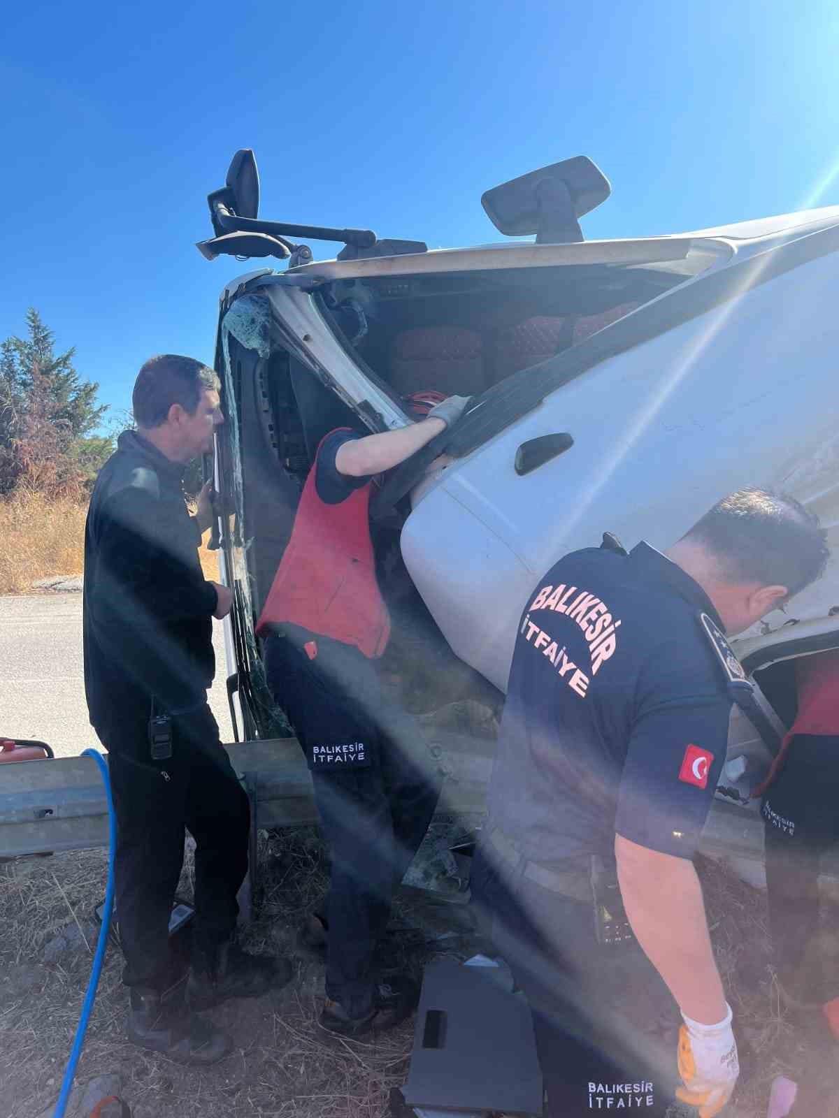 Susurluk&rsquo;ta trafik kazası: 1 &ouml;l&uuml;
